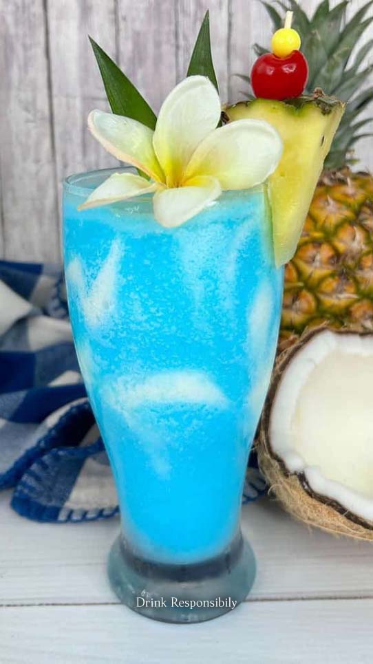 Exotic Blue Mocktails