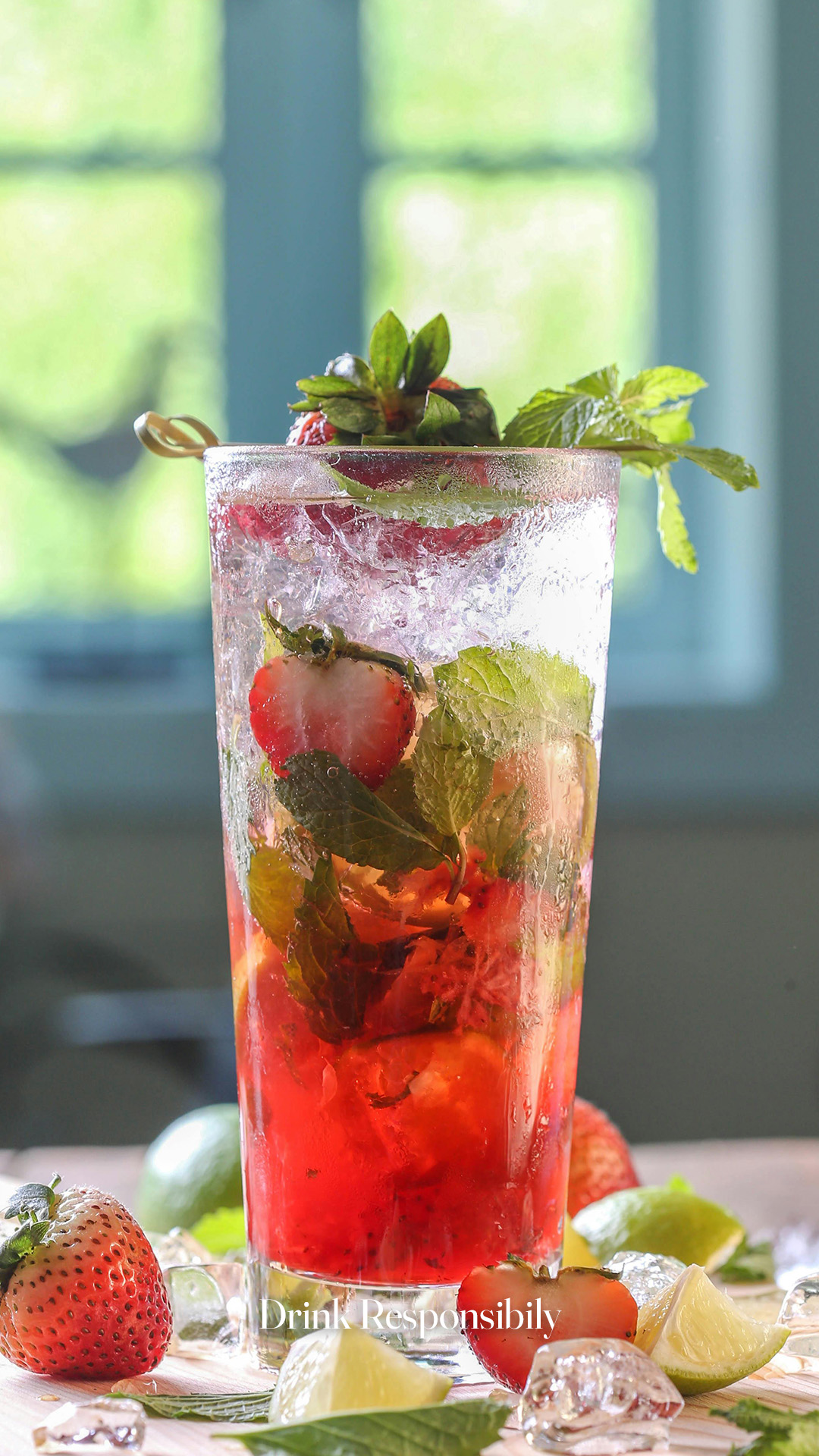 Strawberry Mojito Cocktail