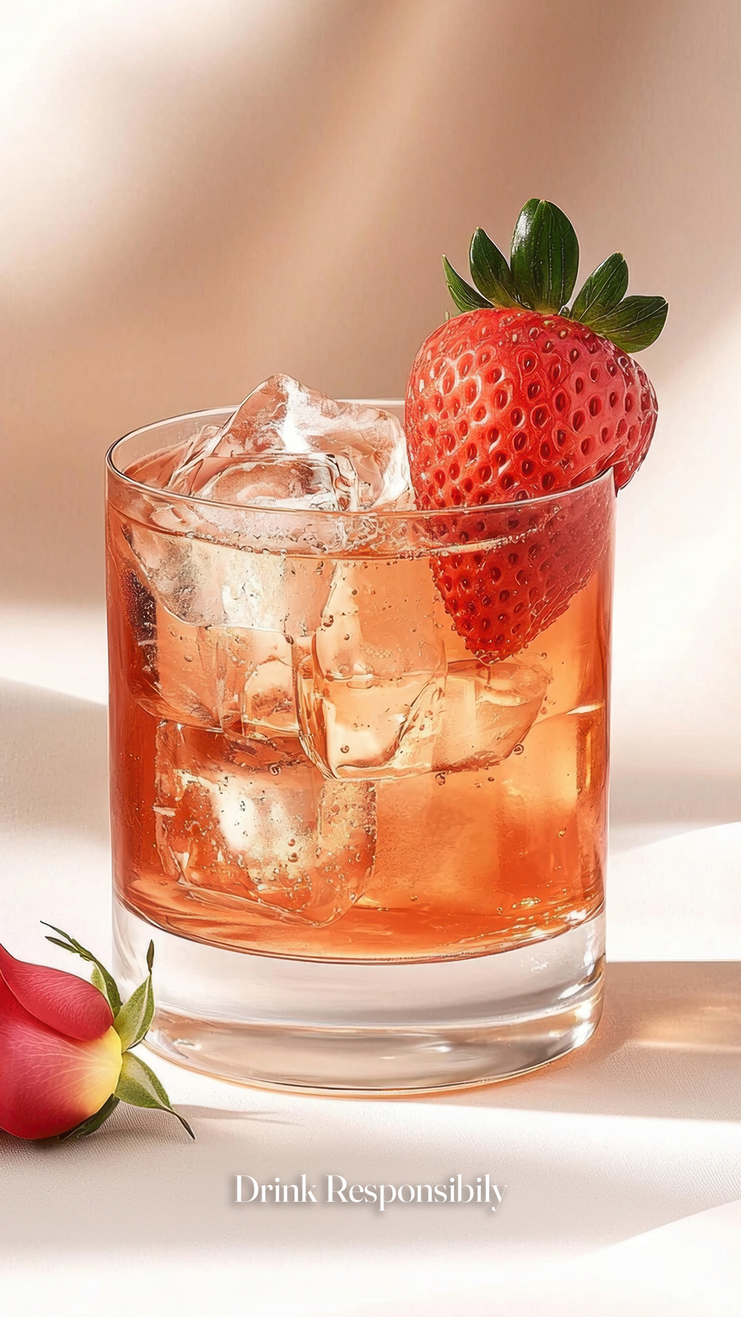 Rose-Infused Summer Drink