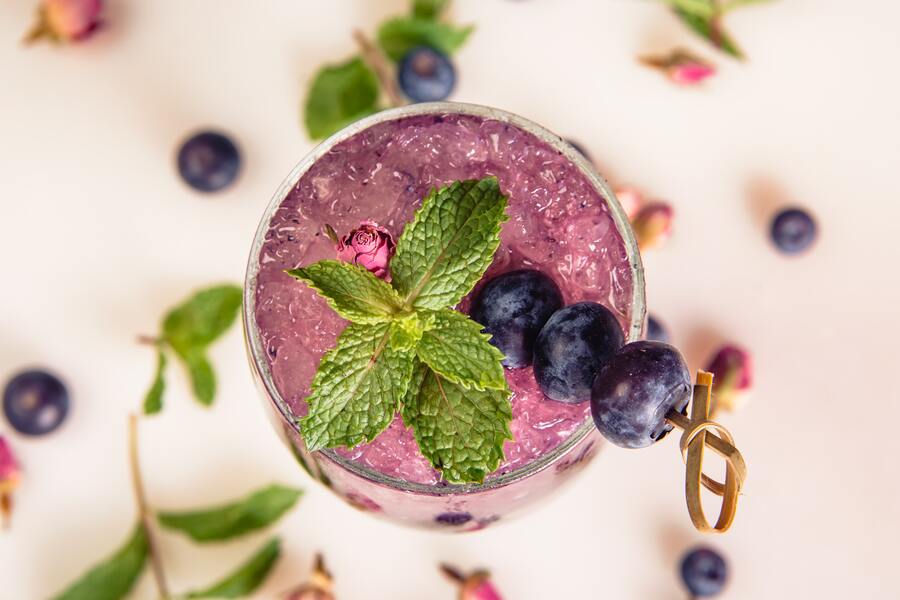 Blueberry Bliss Mocktail