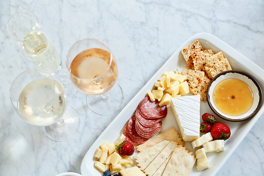 Cheese Platter & Wine