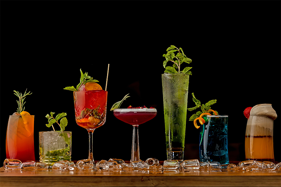 Elegant Cocktail Glassware