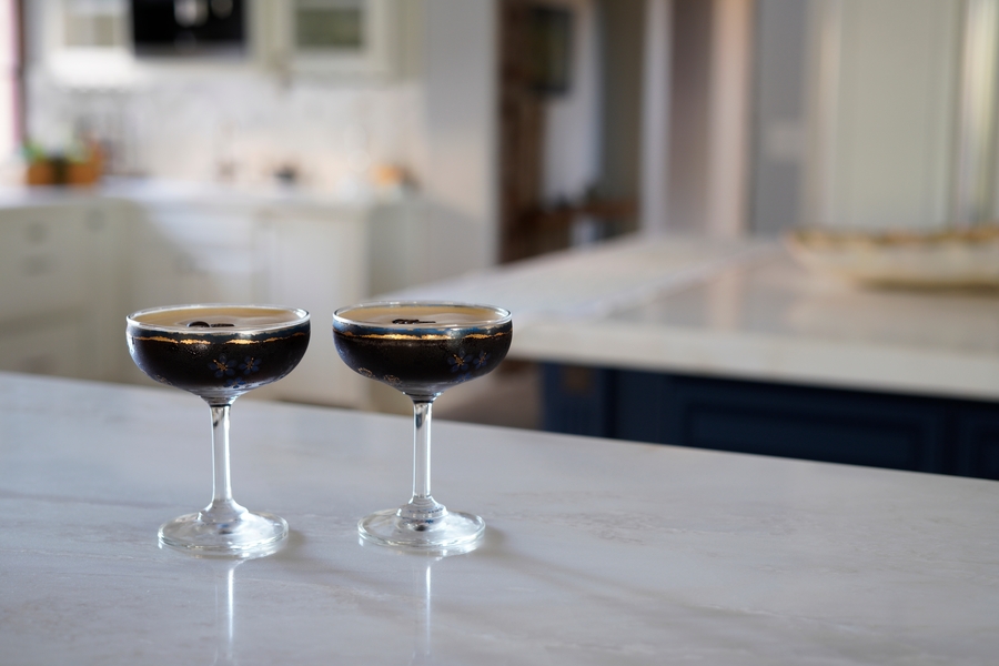 Espresso Martini with Spiced Rum