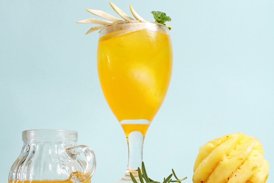 Ginger Pineapple Mocktail