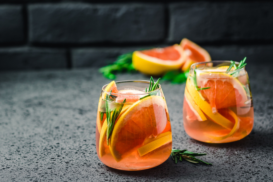 Indulge In Rosemary Grapefruit Mocktail Recipe