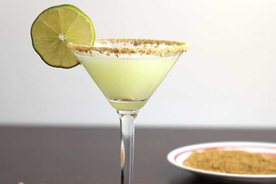 Key Lime Pie Martini Cocktail