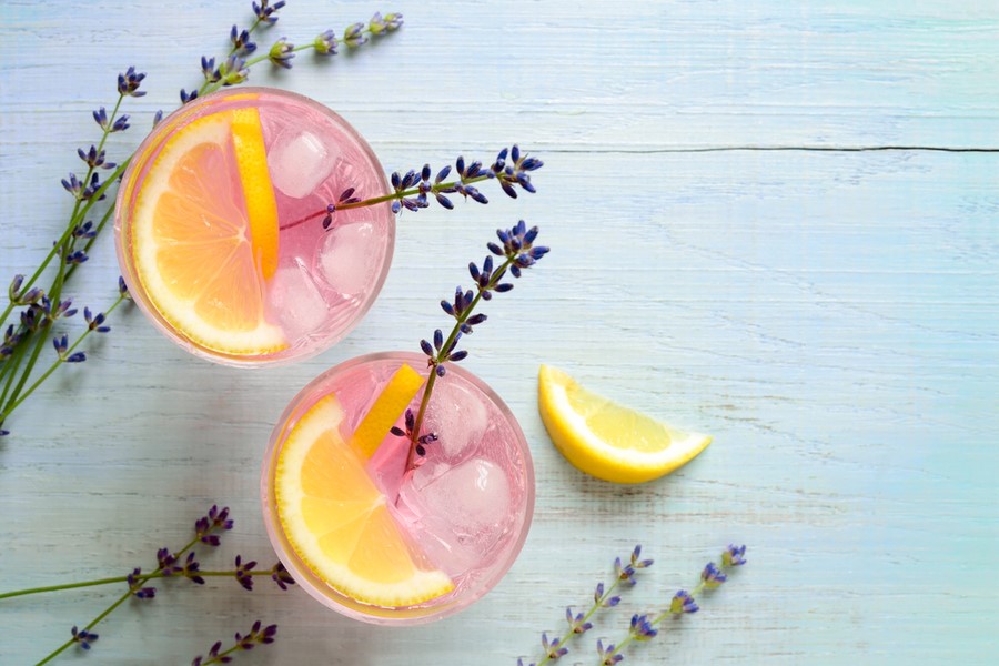 Lavender Lemonade Kombucha Cocktail