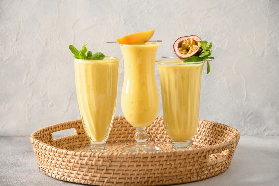 Mango Passion Slushie Cocktail