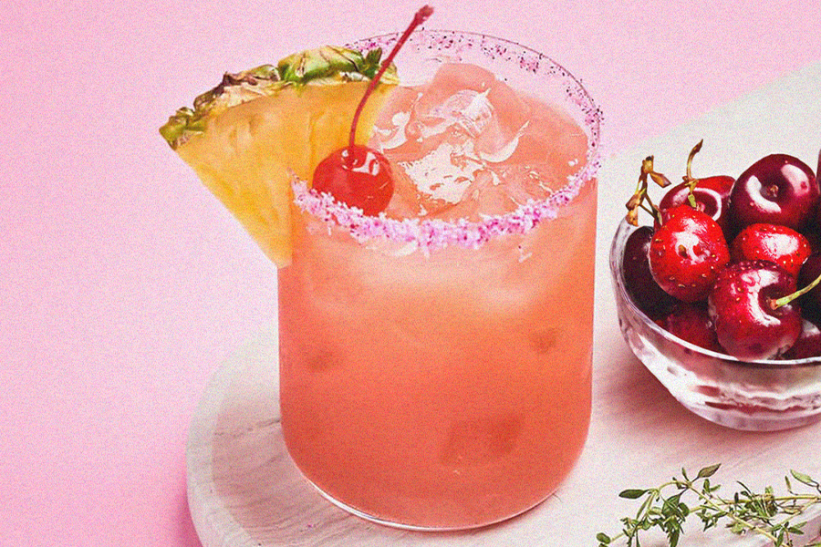 Pink Malibu Cocktail