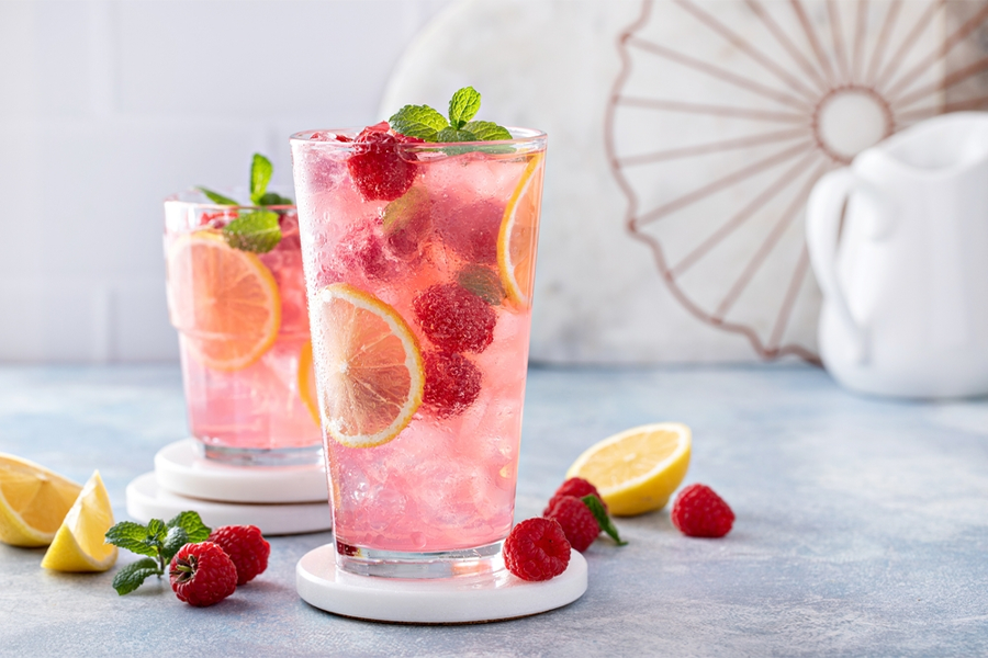 Raspberry Lemonade Cooler