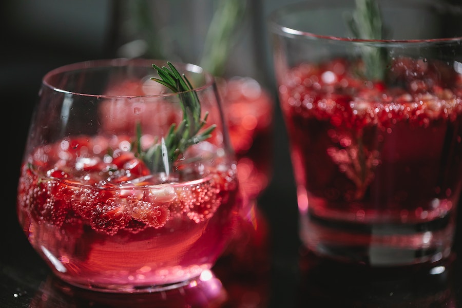 Raspberry rose elixir