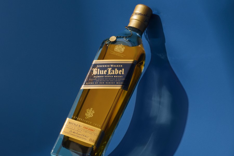 The Johnnie Walker Blue Label Blended Scotch Whisky Story