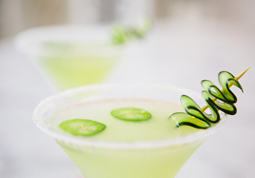 The Spicy Jalapeno Cucumber Martini