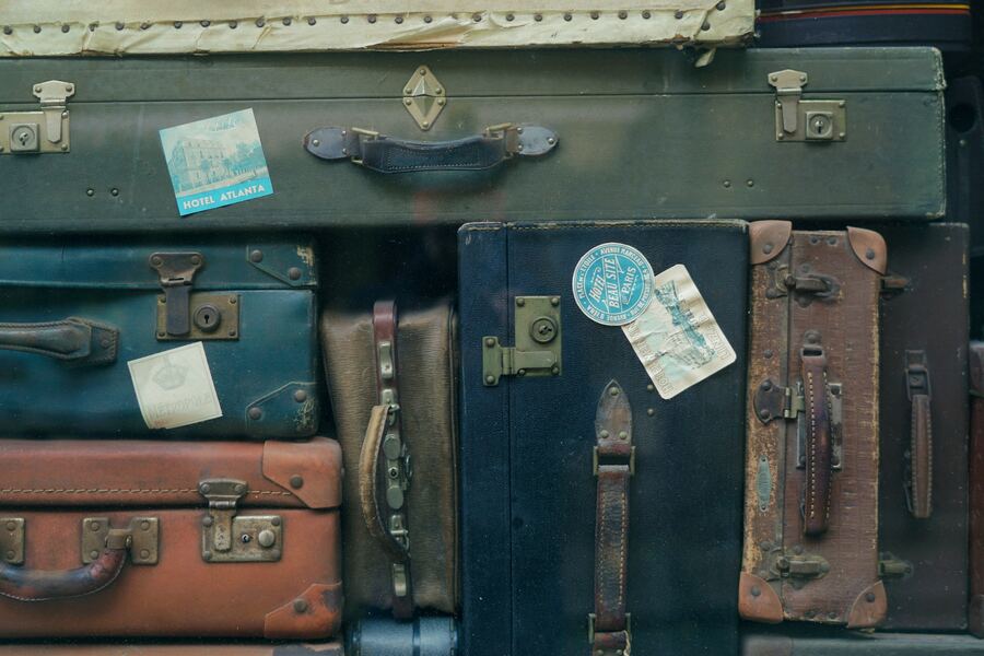 Vintage Suitcase Shelves