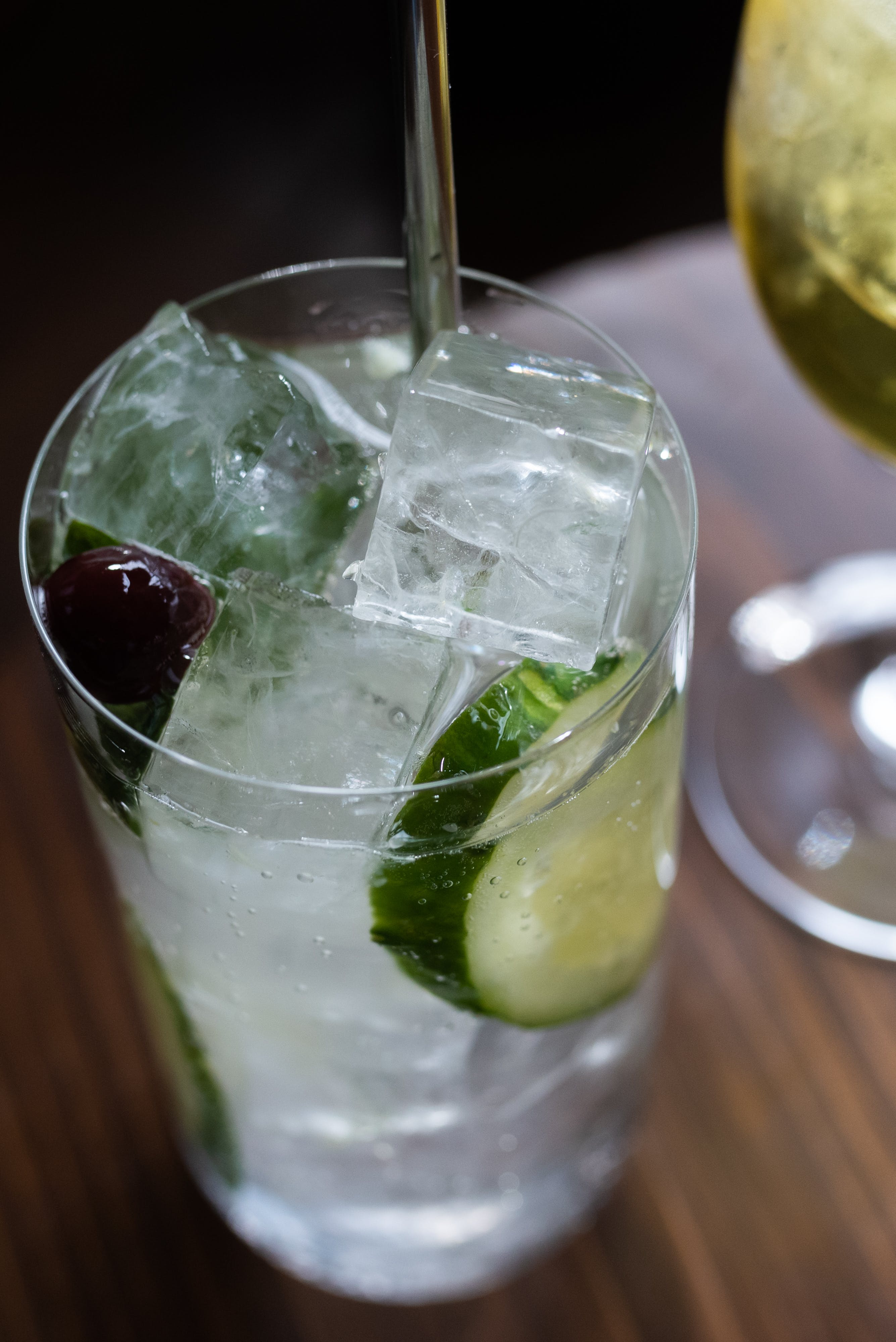 gin and cucumber cooler