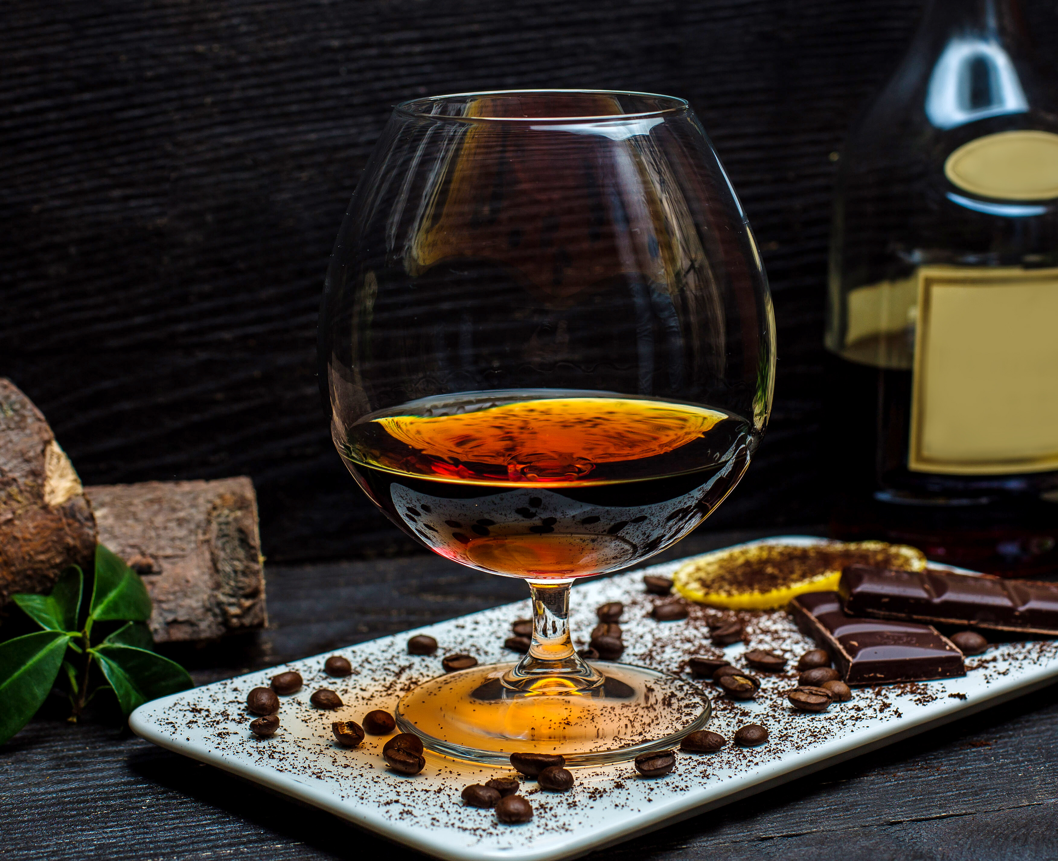 whisky with chocolate
