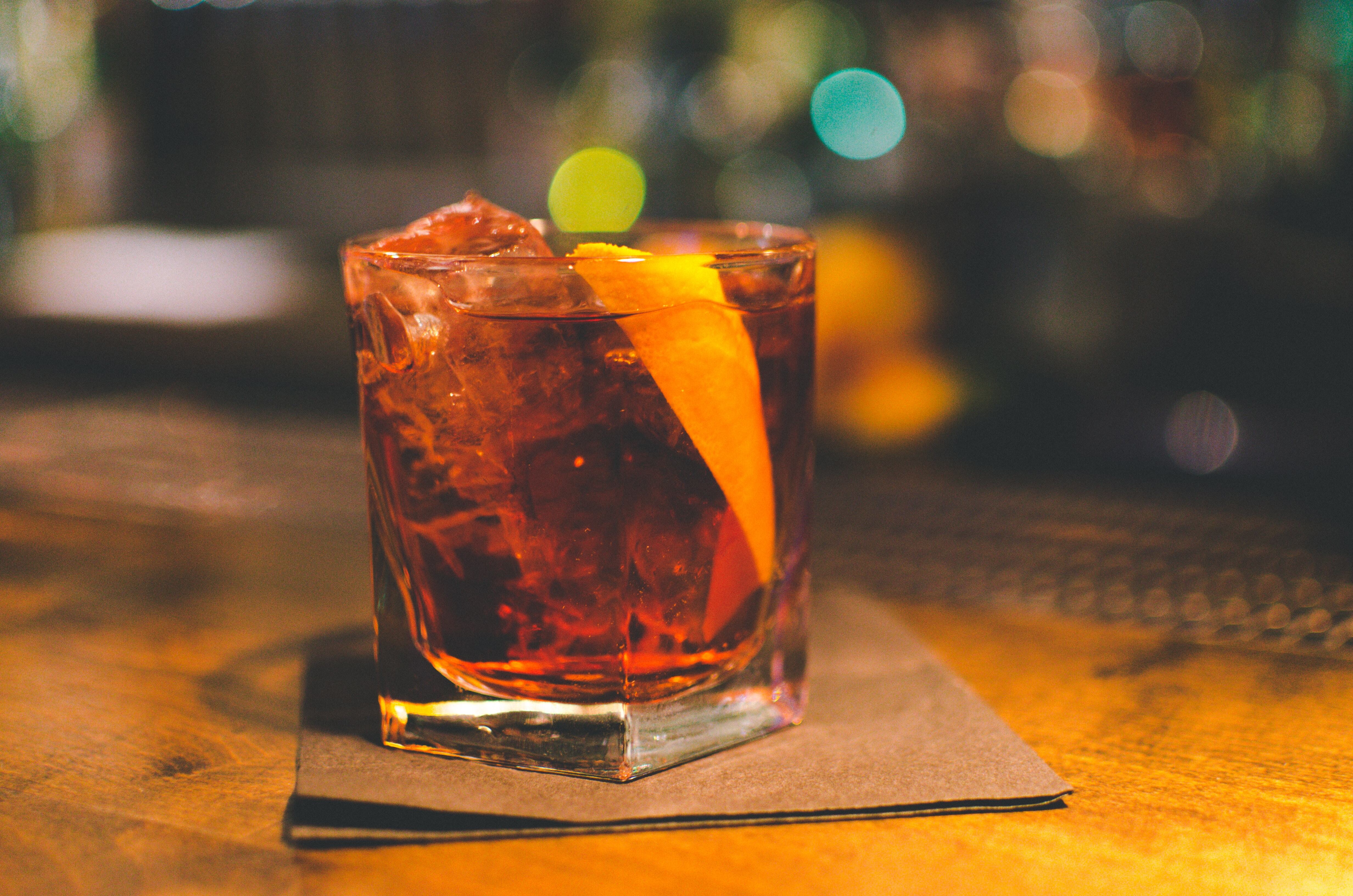 Old-fashioned cocktail