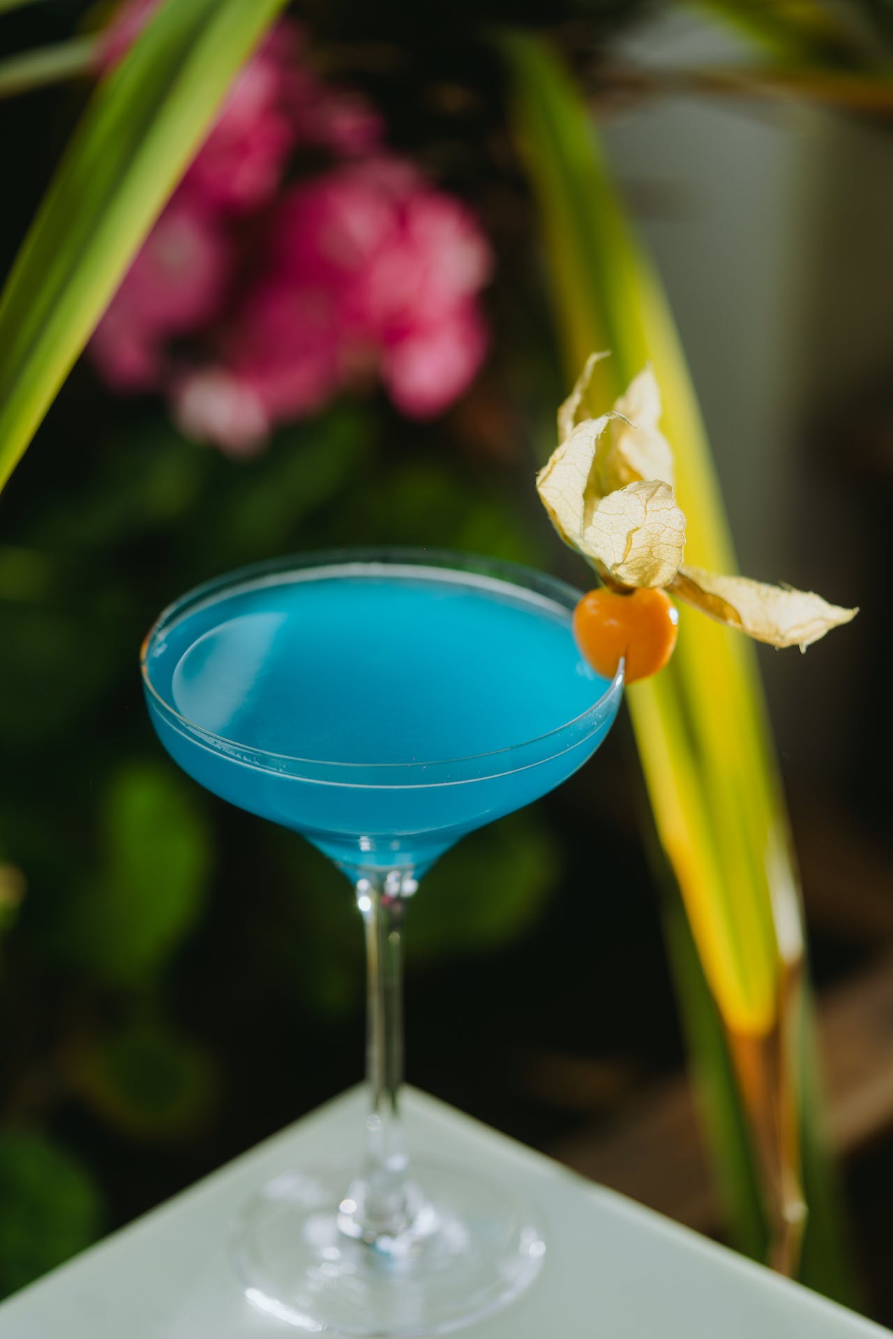 Turquoise cocktail