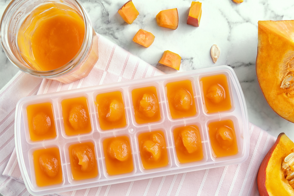 pumpkin icecubes