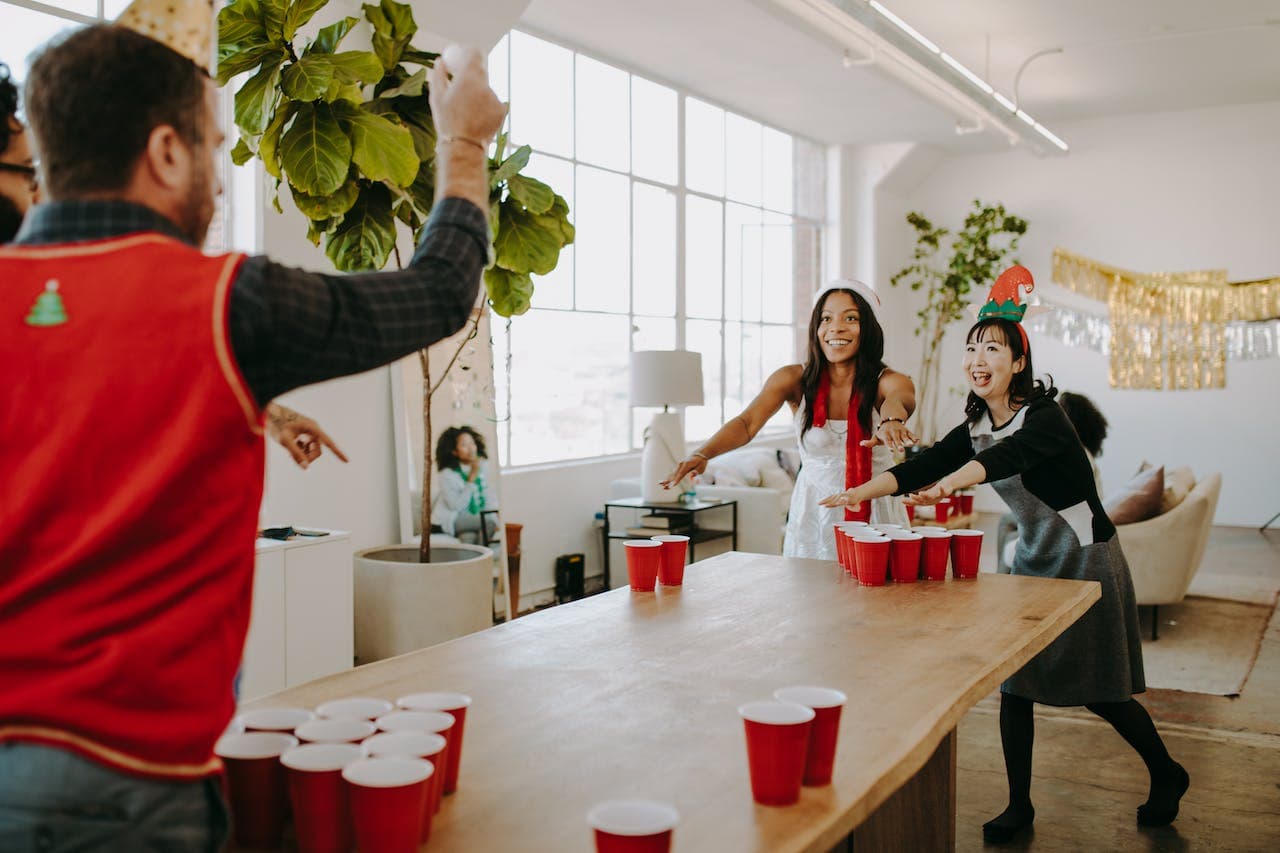 Enjoy A Holiday-Themed Beer Pong Tournament This Festive Season