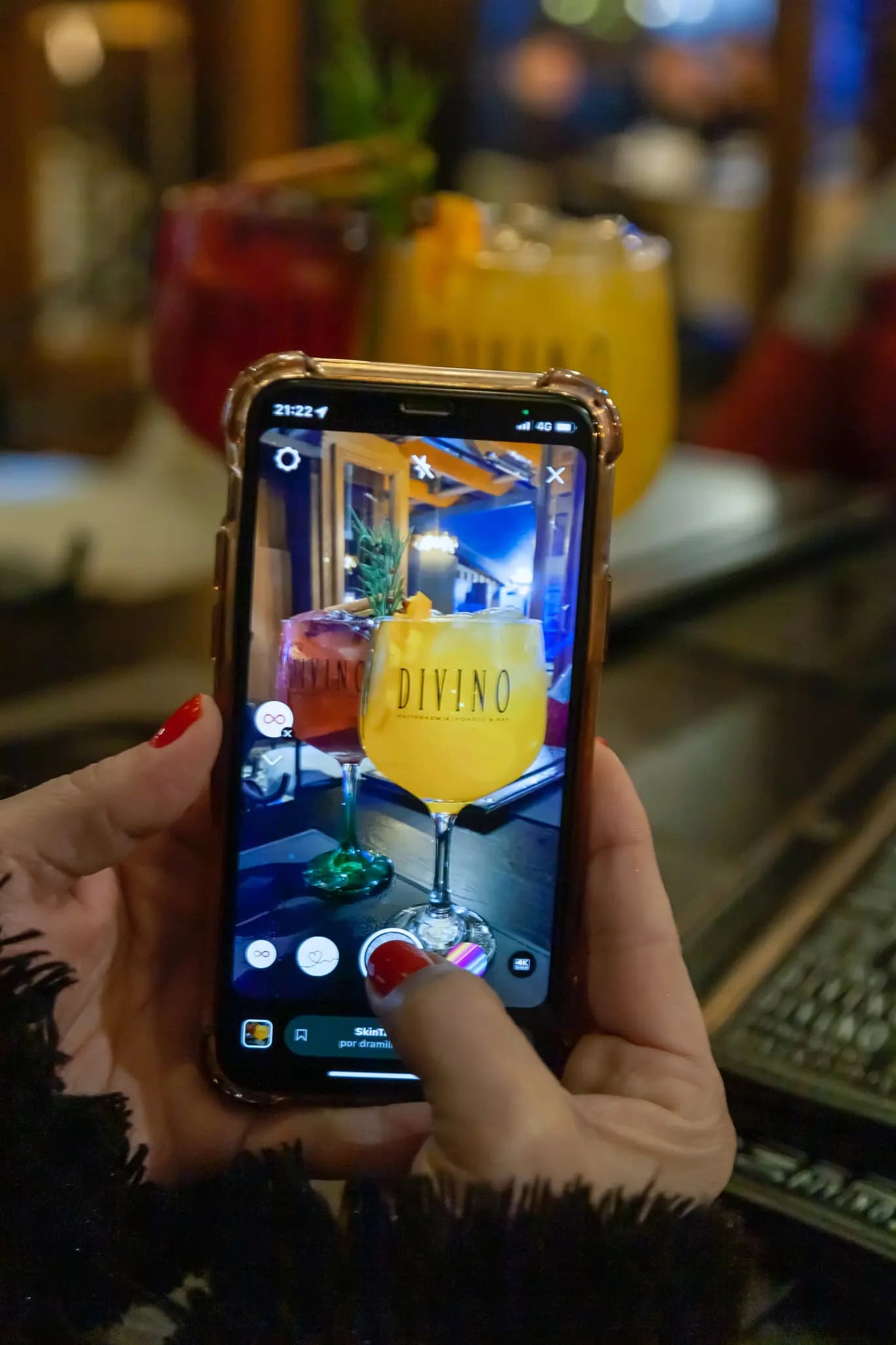 smartphone cocktail photography 
