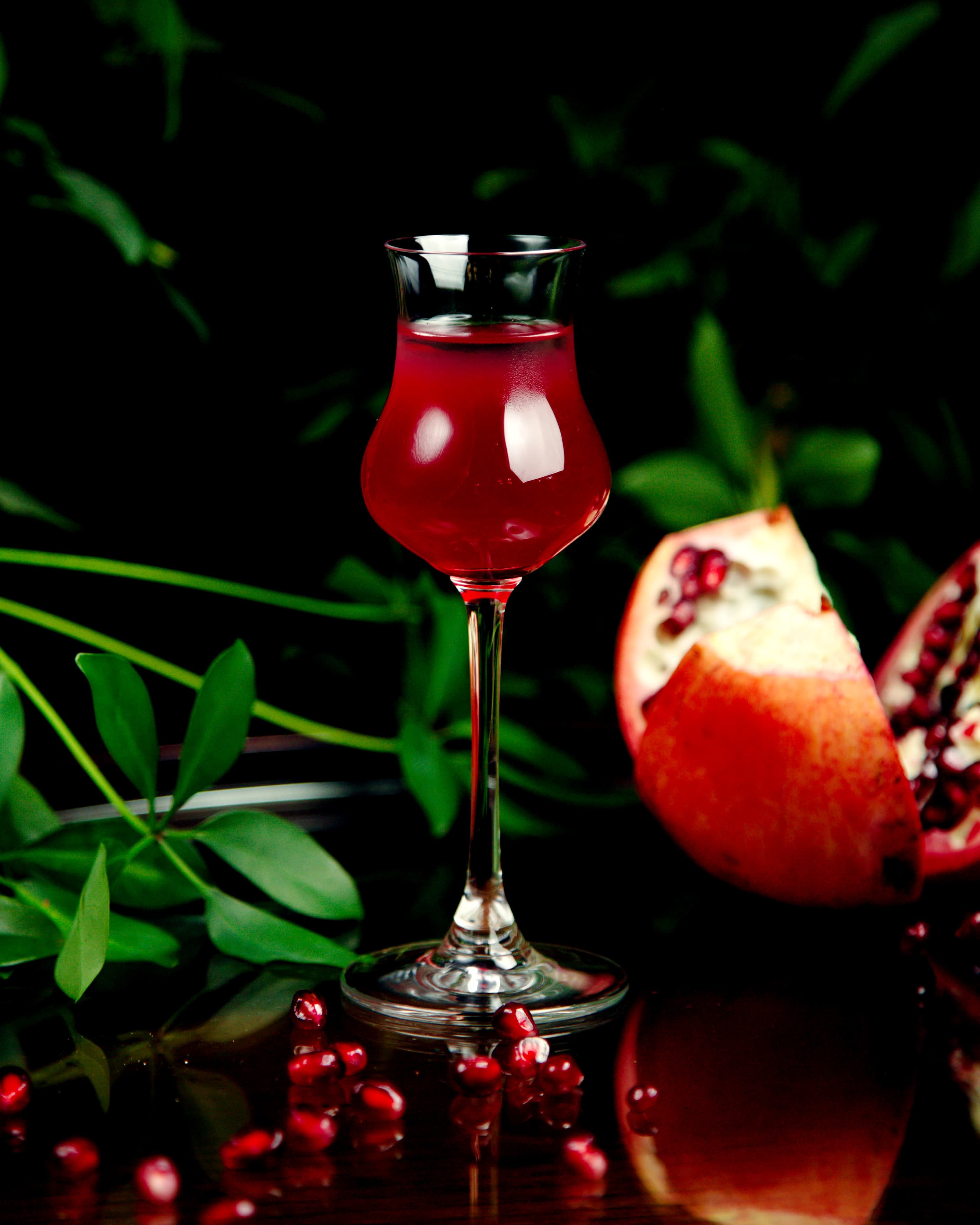 Pomegranate And Vodka Cocktail