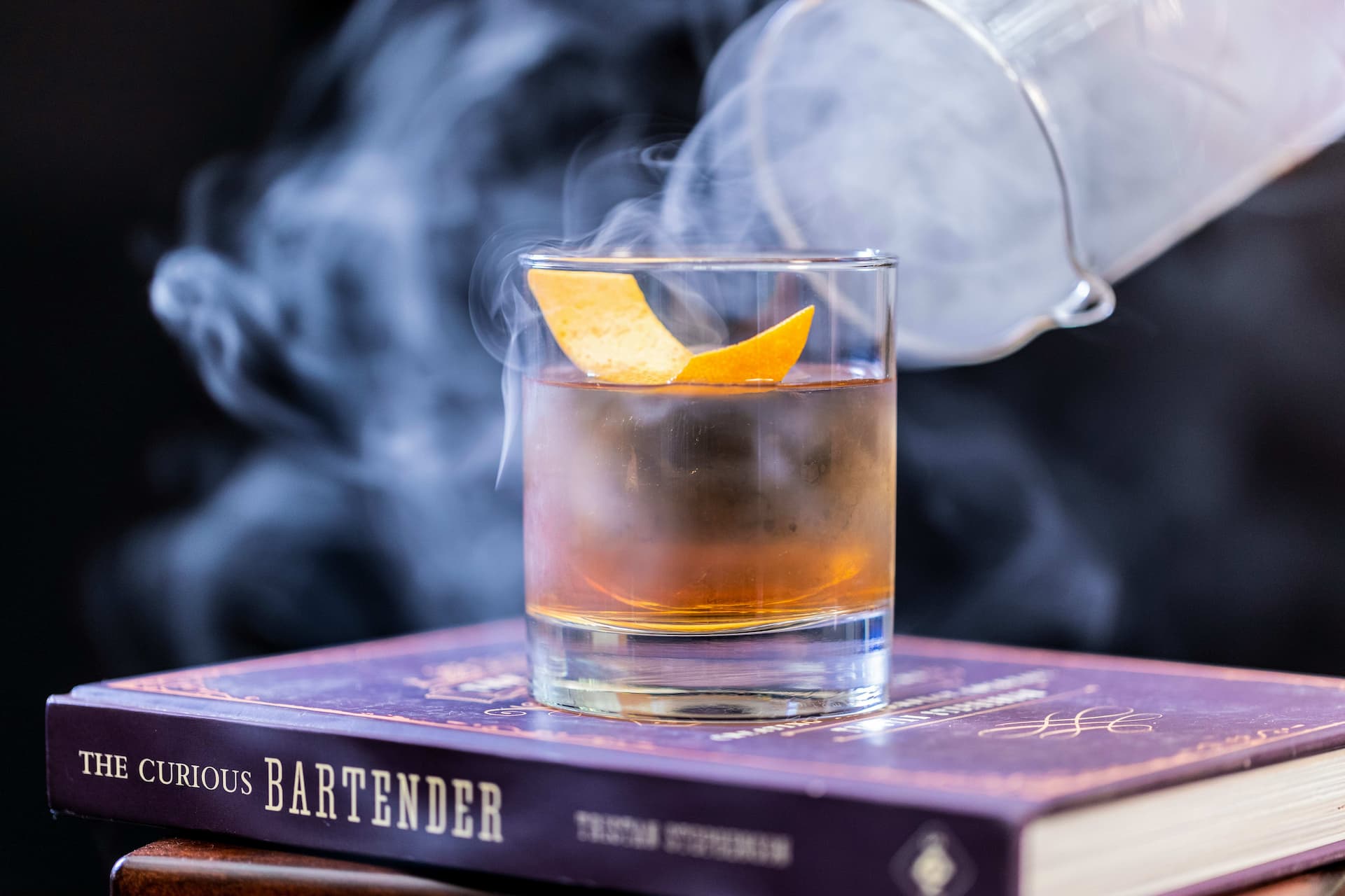 Smoke adds a nice visual effect to your cocktails