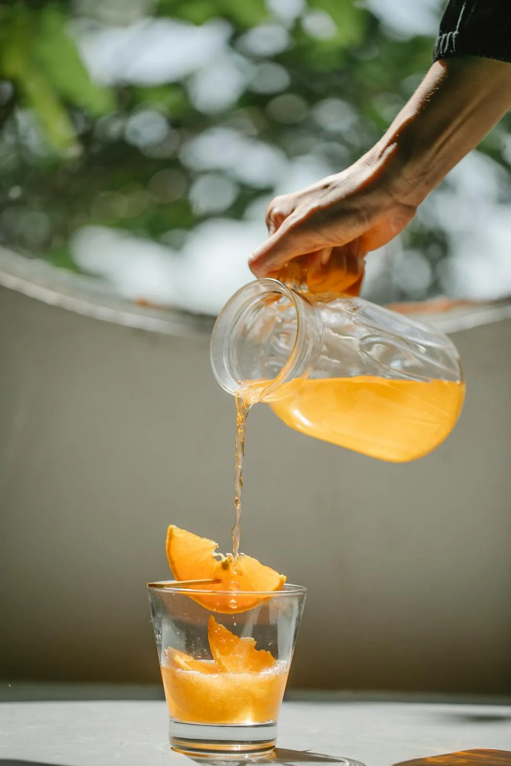 orange blossom in cocktails