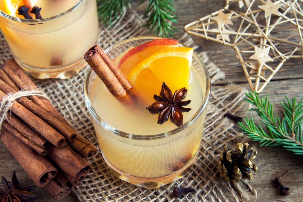 spiced rum hot toddy