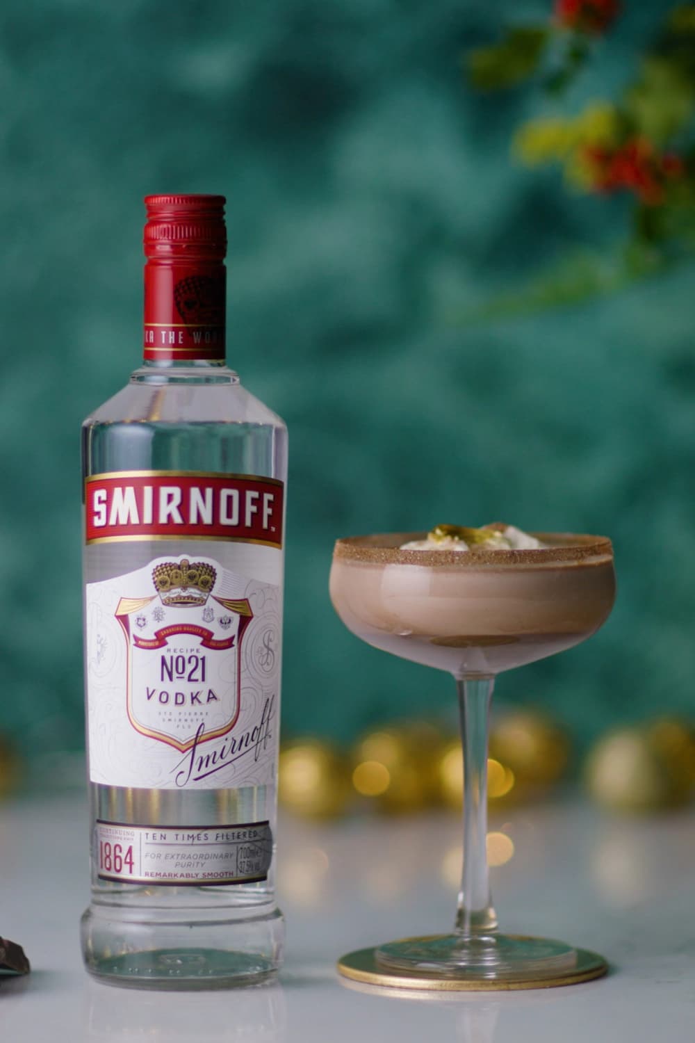 Chocolate Hazelnut Martini Cocktail