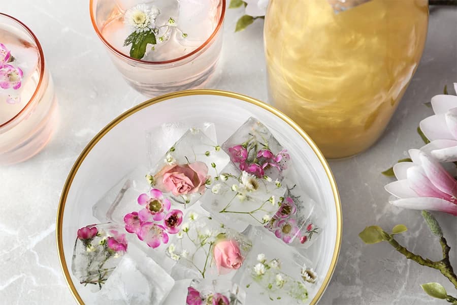 Floral Ice Bowl cover
