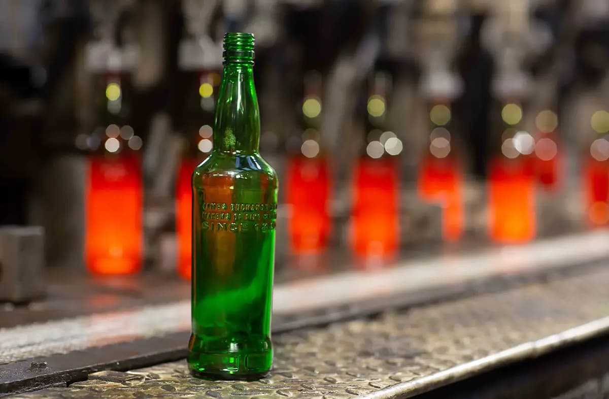 reusing glass bottles 