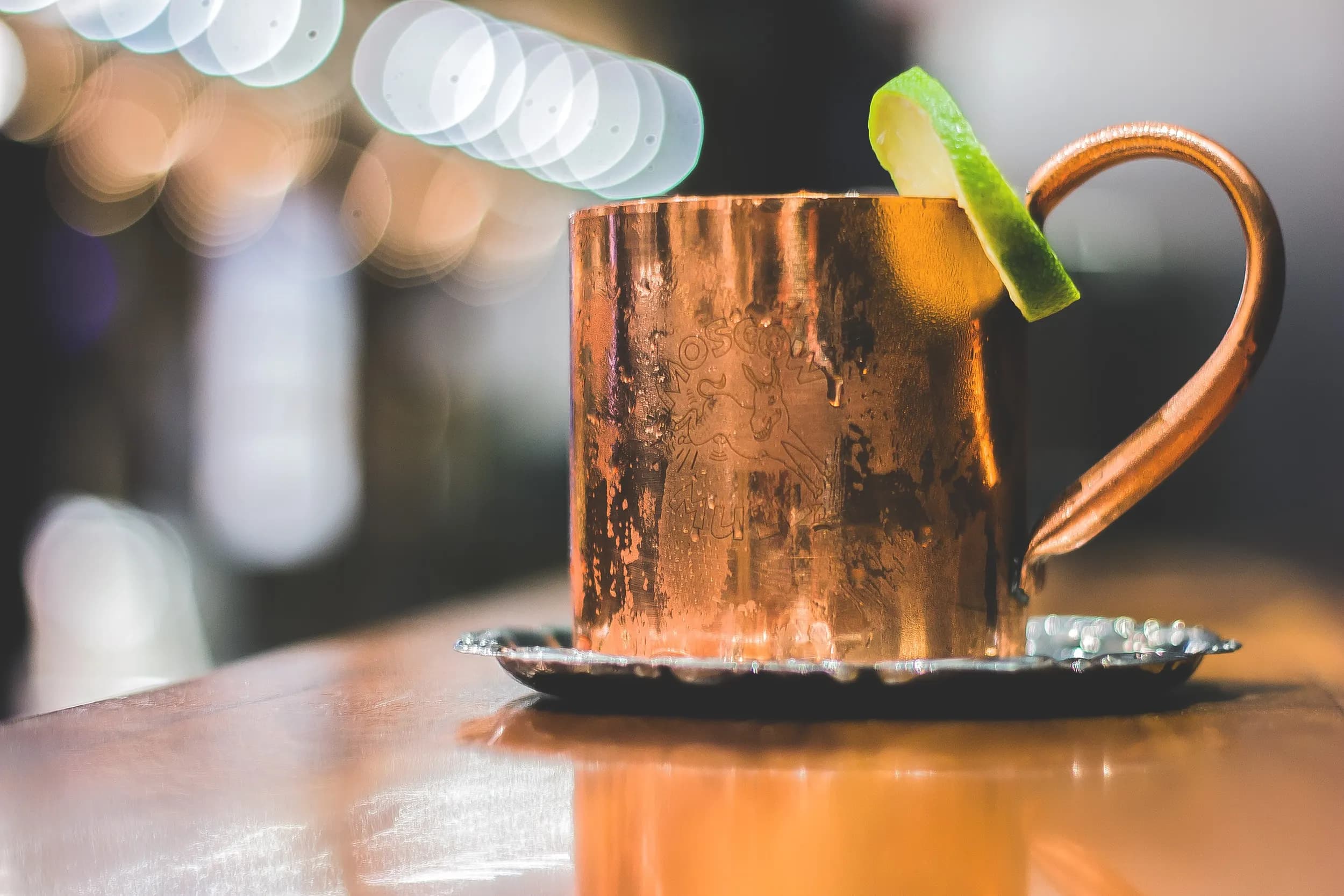 Moscow mule drink 
