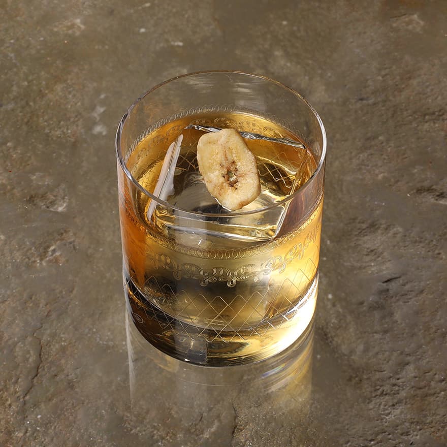 banana peel cocktail