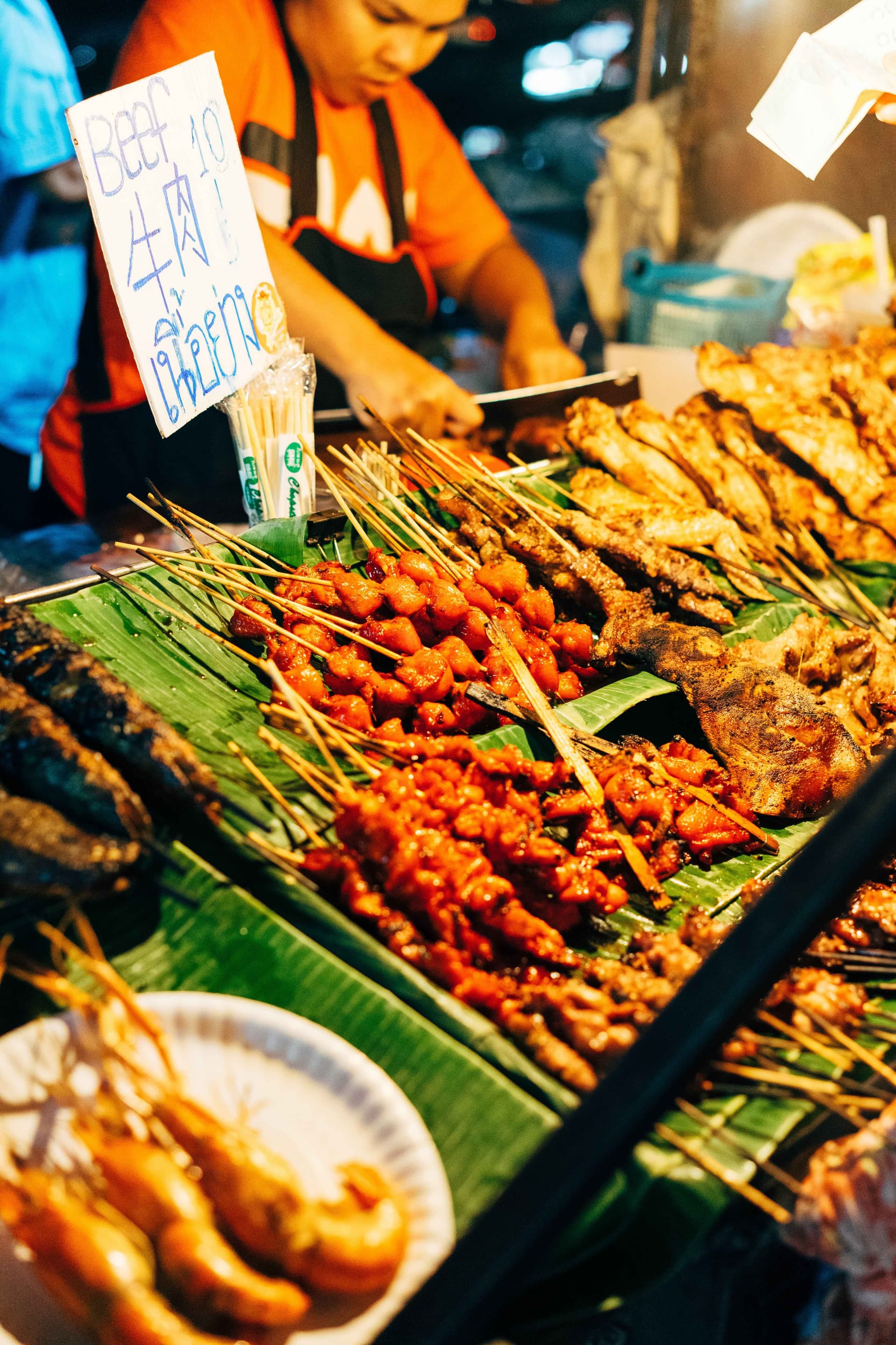 Satay skewers